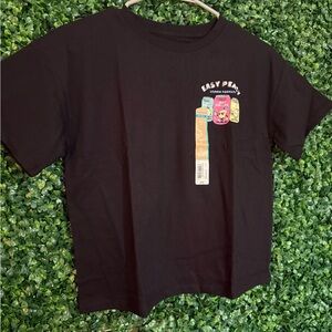 Kids Easy Peasy Graphic Tee - Black